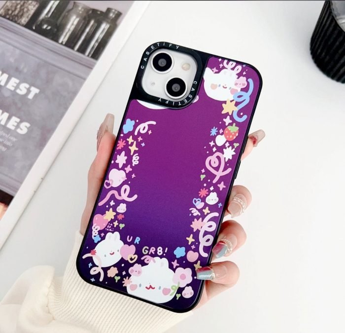 Cute Purple Luxury Silicone Iphone Case Design Cute Purple Luxury Silicone Iphone Case Design