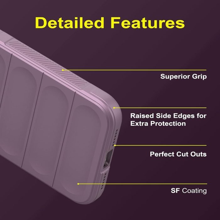 Soft Silicon Matt Lavender 01 2 Iphone Back Cover Matte Soft Flexible Silicon | Liquid Silicon Case With Camera Protection