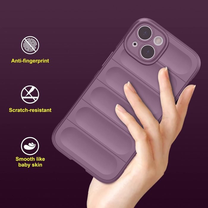 Soft Silicon Matt Lavender 05 2 Iphone Back Cover Matte Soft Flexible Silicon | Liquid Silicon Case With Camera Protection