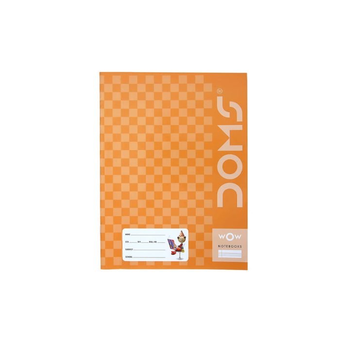 Doms Brown Cover Notebook Single Line 1 Doms Brown Cover Notebook - Single Line