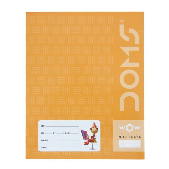 Doms Brown Cover Notebook Single Line Doms Brown Cover Notebook - Single Line