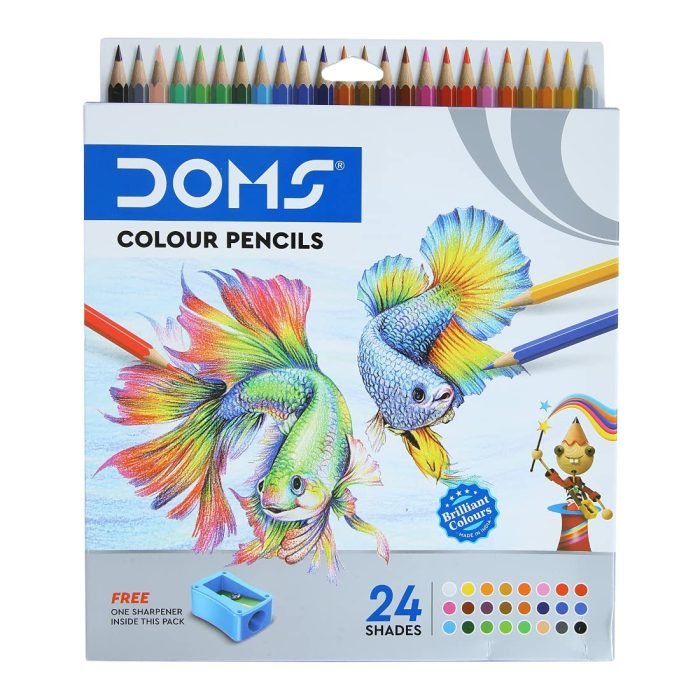 Doms Fsc 24 Shades Colour Pencil Doms Fsc 24 Shades Colour Pencil