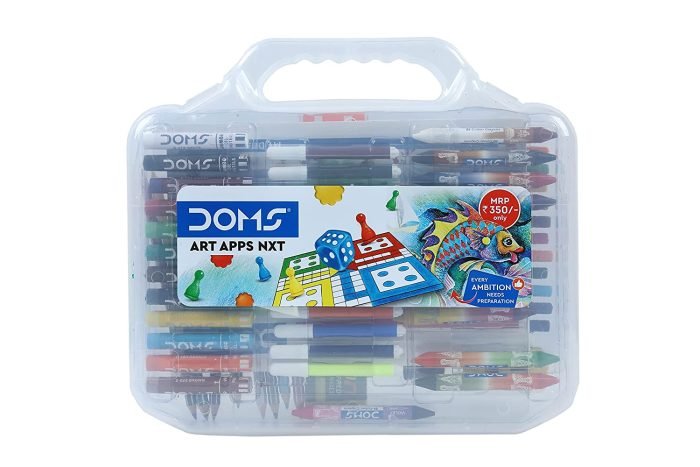 Doms Gifting Range For Kids Art Apps Nxt Kit With Plastic Carry Case Doms Gifting Range For Kids Art Apps Nxt Kit With Plastic Carry Case- Multicolour (Dm7483)