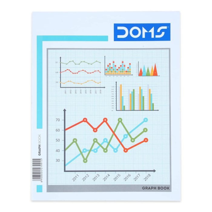 Doms Graph Book Graphical Square One Side Ruled 1 Doms Graph Book - Graphical Square- One Side Ruled