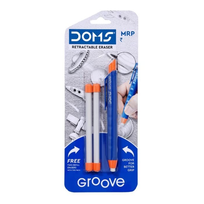 Doms Groove Retractable Eraser With Free Two Refill Eraser Doms Groove Retractable Eraser With Free Two Refill Eraser