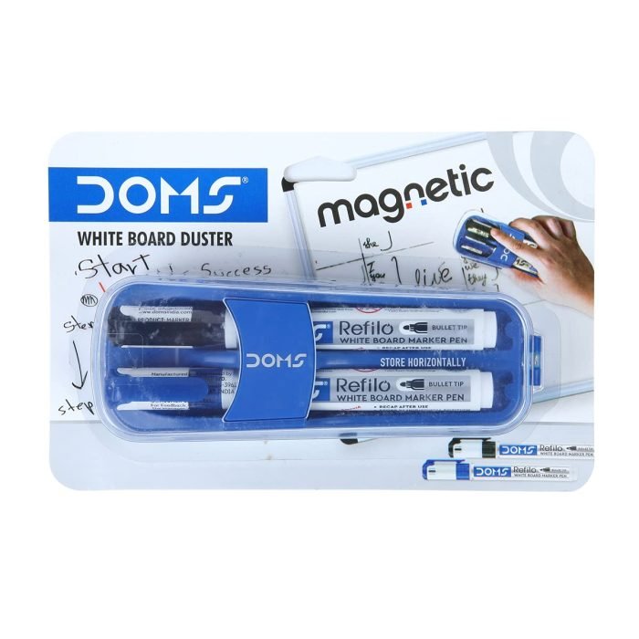 Doms Magnetic Whiteboard Duster With 2 Whiteboard Marker Doms Magnetic Whiteboard Duster With 2 Whiteboard Marker