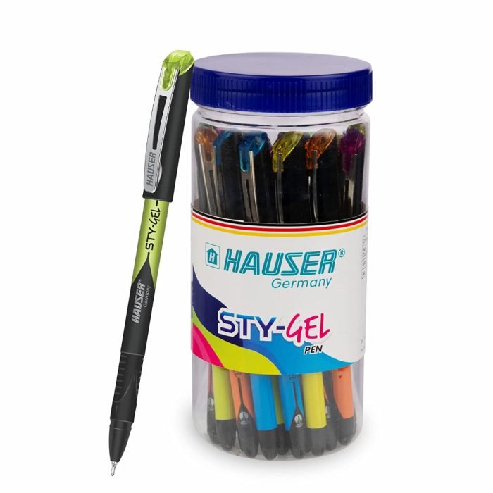 Hauser Sty 07Mm Gel Pen Jar Pack Blue Ink Set Of 25 Hauser Sty 0.7Mm Gel Pen Jar Pack - Blue Ink, Set Of 25