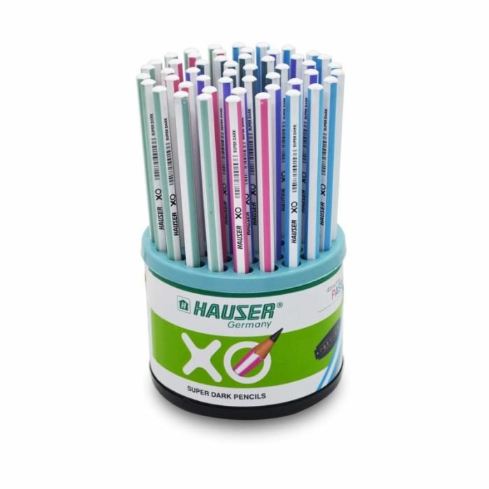 Hauser Xo Super Dark Pencils 50 Pcs Tumbler Pack Multicolor Body Pack Of 1 Hauser Xo Super Dark Pencils, 50 Pcs Tumbler Pack, Multicolor Body, Pack Of 1