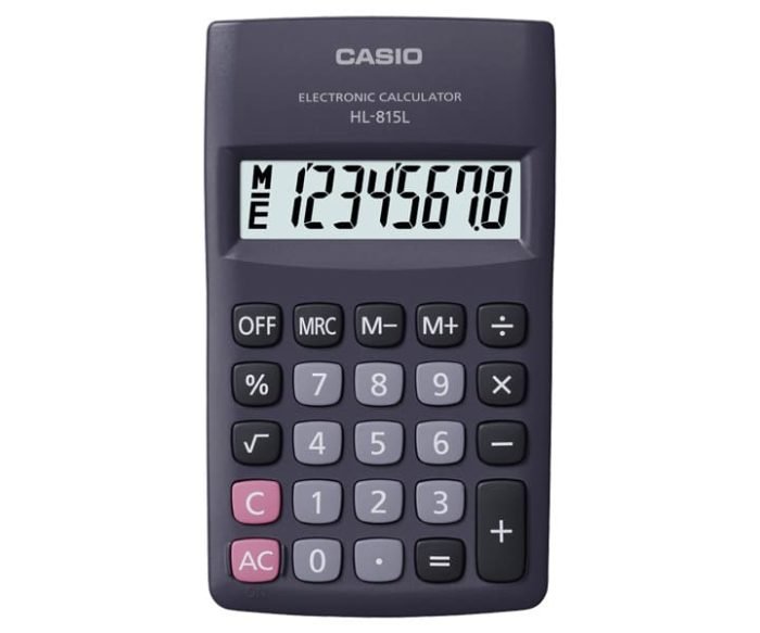 Hl 815L Bk Casio India Casio Hl-815L-Bk - Casio Calculator