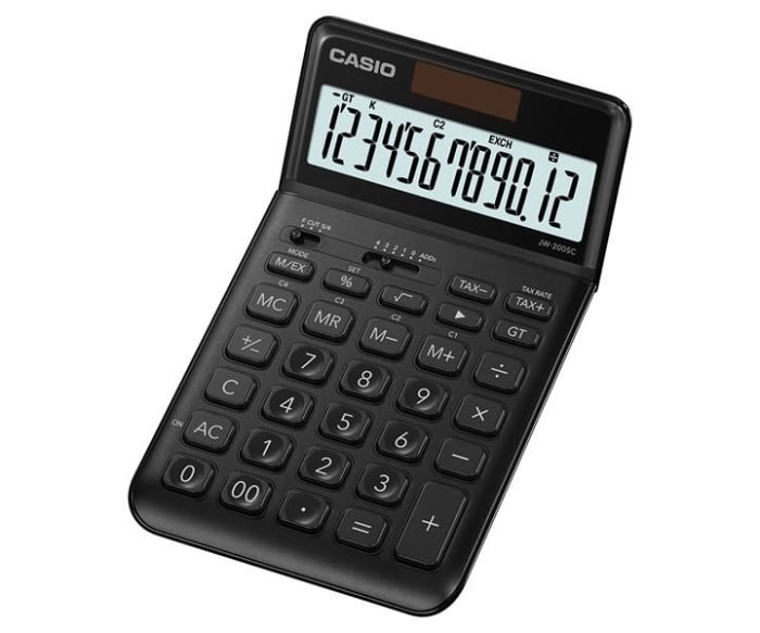 Jw 200Sc Bk Casio India Casio Jw-200Sc-Bk - Casio Calculator