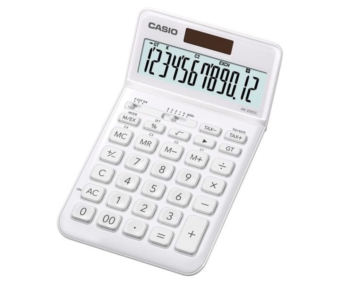 Jw 200Sc We Casio India Casio Jw-200Sc-We - Casio Calculator