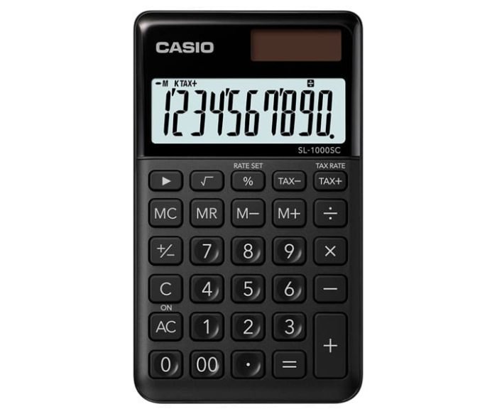 Sl 1000Sc Bk Casio India Casio Sl-1000Sc-Bk - Casio Calculator