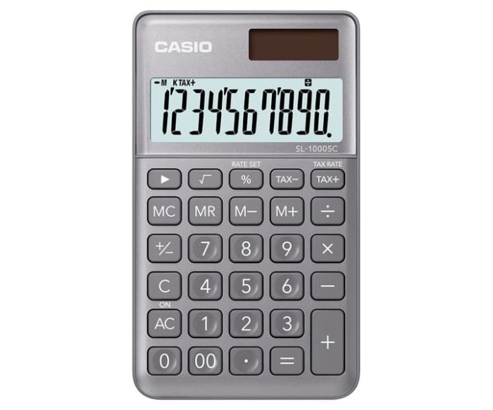 Sl 1000Sc Gy Casio India Casio Sl-1000Sc-Gy - Casio Calculator