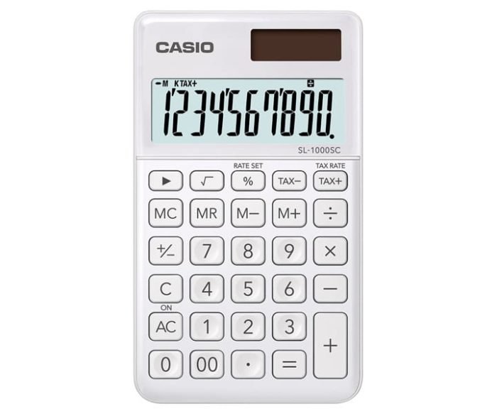 Sl 1000Sc We Casio India Casio Sl-1000Sc-We - Casio Calculator