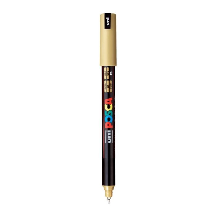 Uni Ball Posca 1Mr Markers Golden Ink Pack Of 1 Uni-Ball Posca 1Mr Markers (Golden Ink- Pack Of 1)