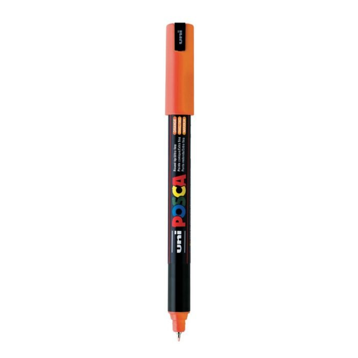 Uni Ball Posca 1Mr Markers Orange Ink Pack Of 1 Uni-Ball Posca 1Mr Markers (Orange Ink- Pack Of 1)