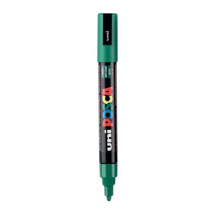 Uni Ball Posca 5M 18 25 Mm Bullet Shaped Marker Pen Green Ink Pack Of 1 Uni-Ball Posca 5M 1.8-2.5 Mm Bullet Shaped Marker Pen (Green Ink- Pack Of 1)