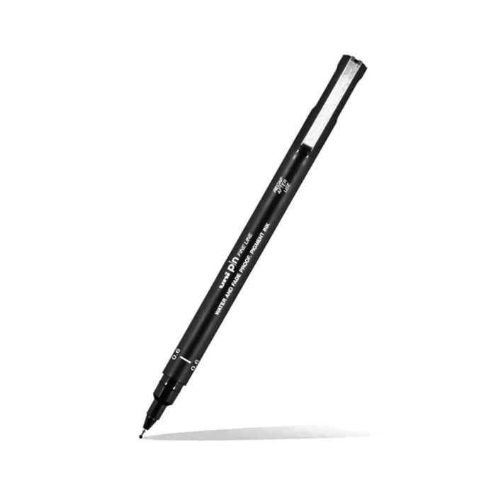 Uni Ball Uni Pin Fine Line Drawing Pen Black Uni-Ball Uni Pin Fine Line Drawing Pen - Black