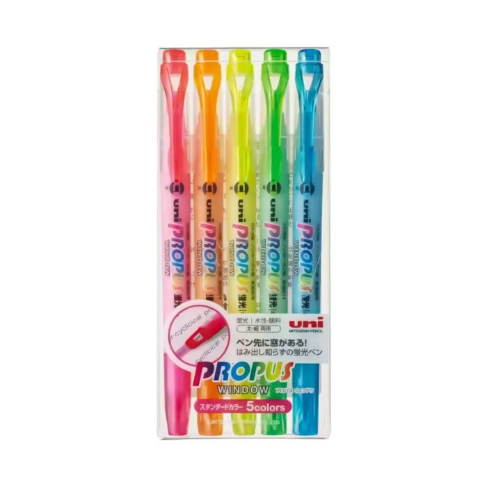 Uni Propus Window Double Sided Highlighters Uni Propus Window Double Sided Highlighters
