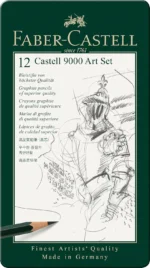 Faber-Castell Castell 9000 Pencil Set-Pack Of 12|Black
