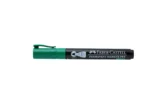 Faber-Castell Permanent Marker Bold Point Pen - Pack Of 10 (Green) - Image 2
