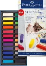 Faber-Castell Soft Pastels Mini- Set Of 24, Gold, Multi