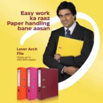 Solo Lever Arch Box File – 3 inch ring - Pack of 40 pcs (FC size) - Image 2