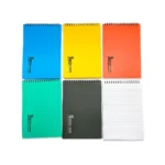 Solo Notes Pad-Top Wiro/Spiral Bound | Single Line | A5 / B6 Size | 100 Pages | Pack of 5 - Image 3