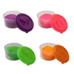 Faber-Castell Modelling Dough Neon Glitter Set Of 4 - Image 3